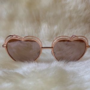 Heart shaped sunglasses
